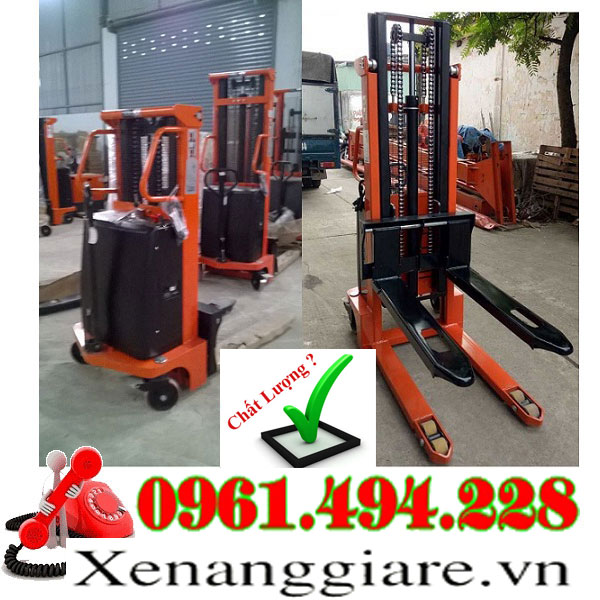 xe nâng bán tự động 1.5 tấn tại Vĩnh Phúc
