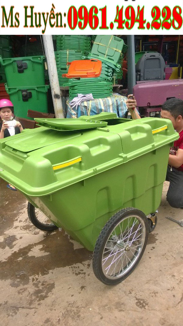 thùng rác công cộng 400 lit 