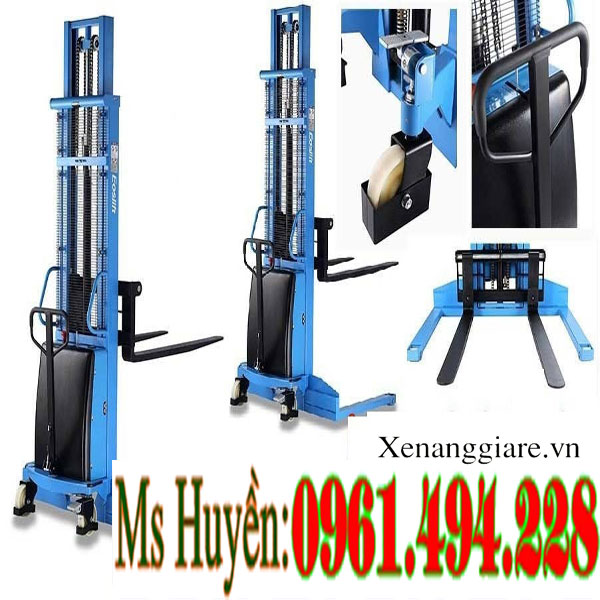 cách sử dụng xe nâng bán tự động 1.5 tấn