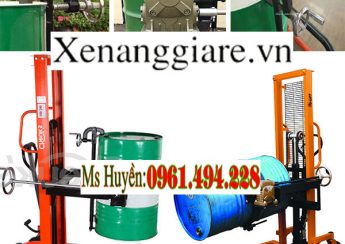 xe nâng rót thùng phuy tại Hưng Yên