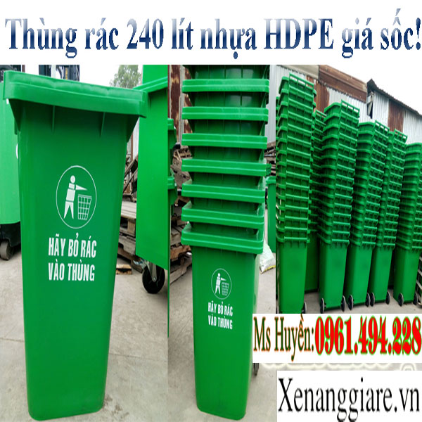 thùng rác công cộng tại Thanh Hóa 
