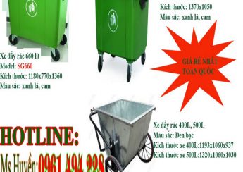 Thùng rác công cộng tại Thanh Hóa