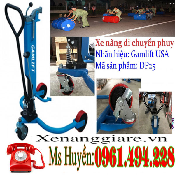 địa chỉ bán xe di chuyển thùng phuy tại Văn Điển