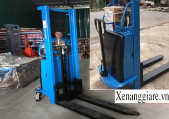 xe nâng bán tự động tại Bình Tân
