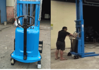 xe nâng bán tự động tại quảng ninh