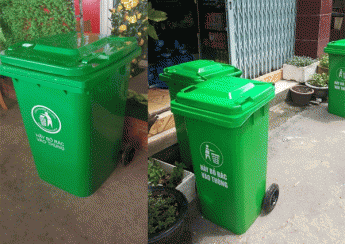 thùng rác công cộng tại bình dương