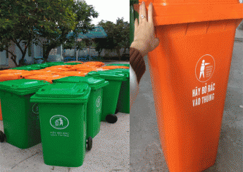 thùng rác công cộng tại gò vấp