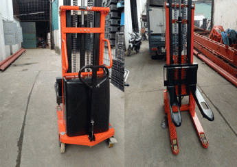 xe nâng bán tự động tại biên hòa