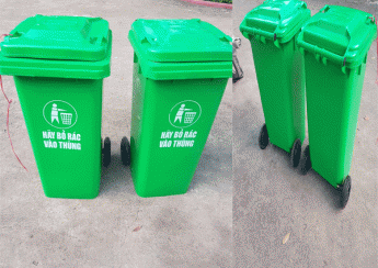 thùng rác công cộng tại quận 11