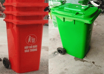 Thùng rác công cộng tại quận 8